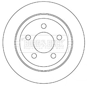 BORG & BECK Piduriketas BBD5351